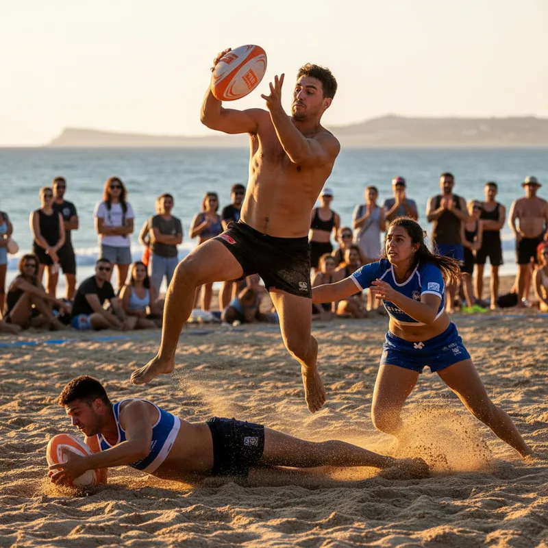 Beach rugby Gruissan : tournoi, règles et inscriptions